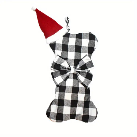 Santa's Hat Stocking (42cm x 20cm)