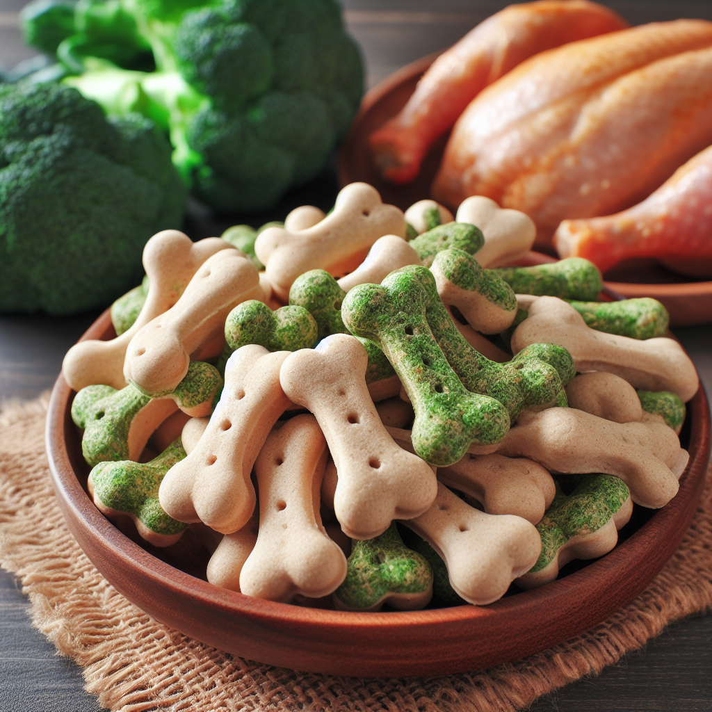 How to Make Homemade Chicken & Broccoli Dog Treats