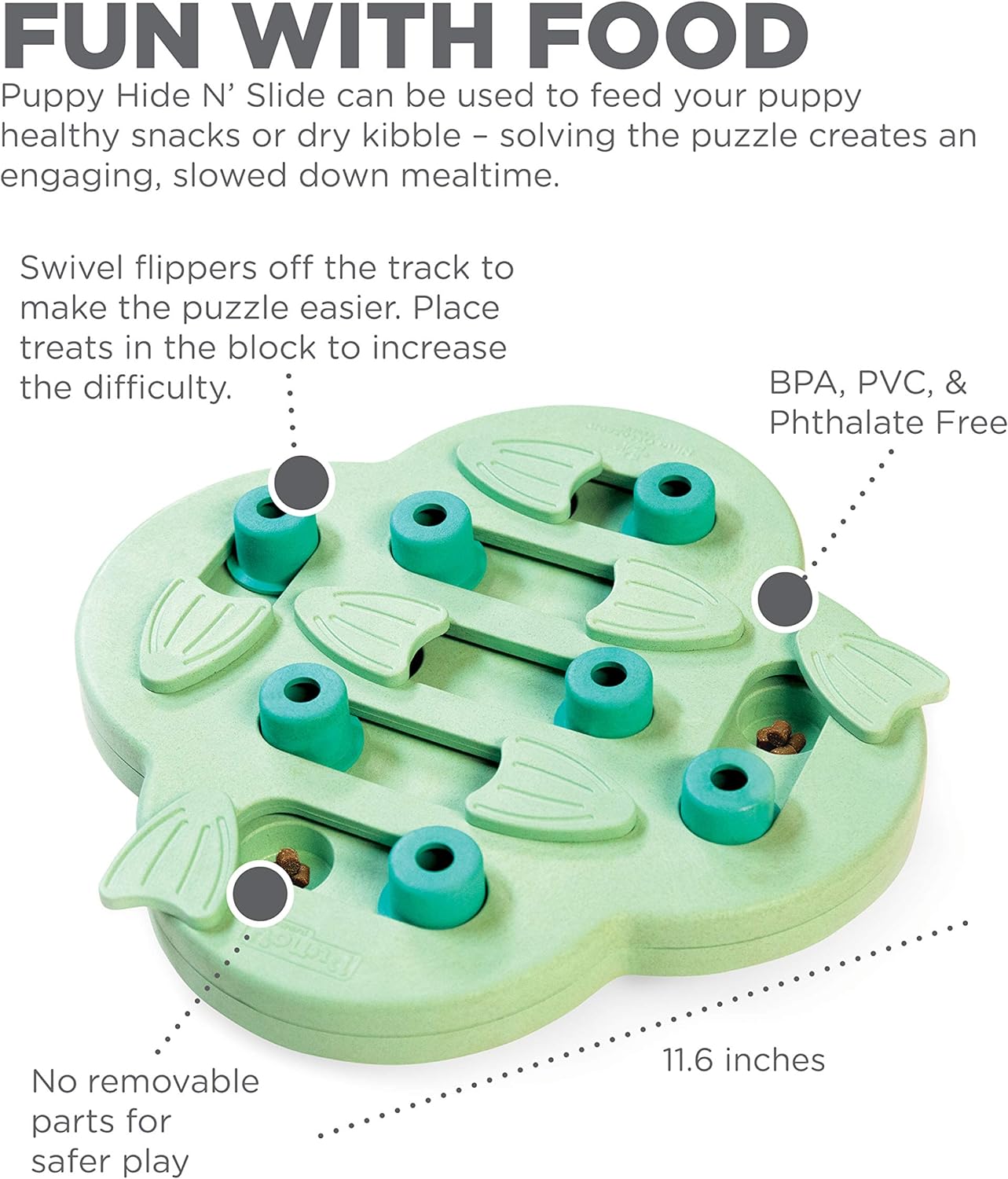 Puppy Hide n' Slide Interactive Enrichment Puzzle [level 2]