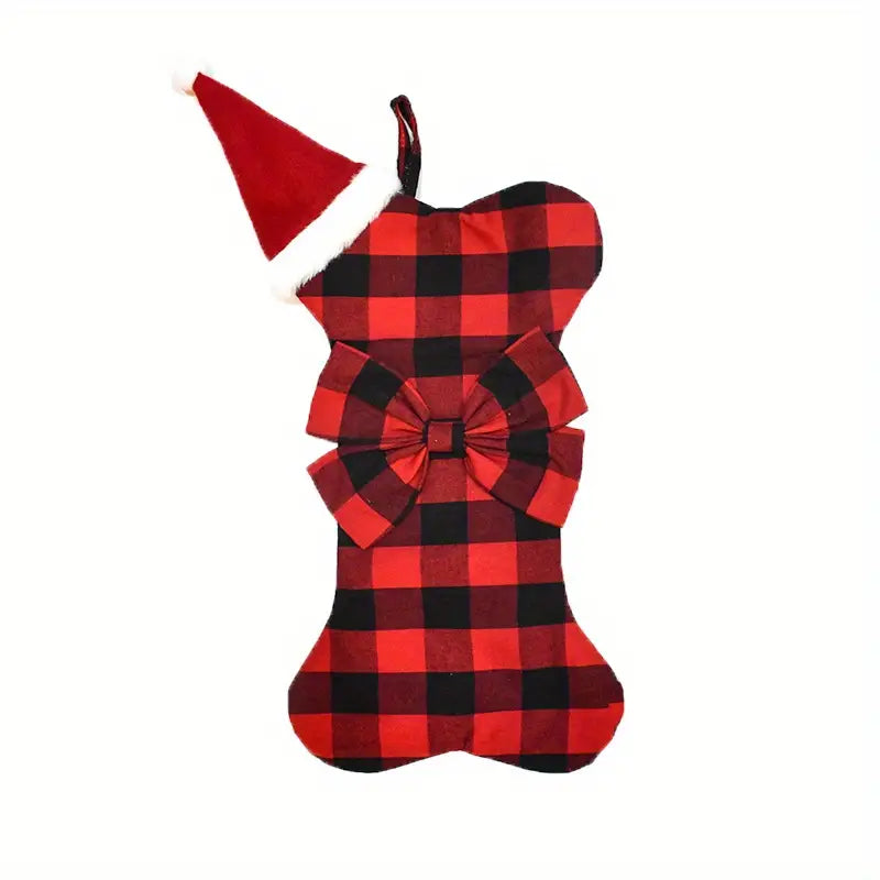 Santa's Hat Stocking (42cm x 20cm)