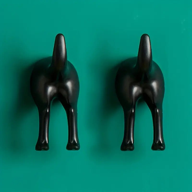 black dog tail wall hooks