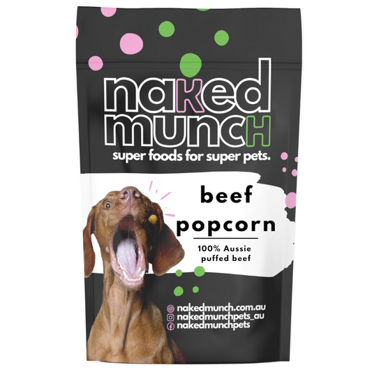 Healthy beef dog treats - low allergen dog treats - Naked Munch