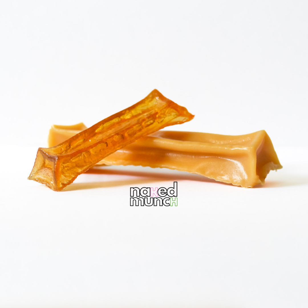 bone marrow chews for dogs - gelatine dog chews - naked munch